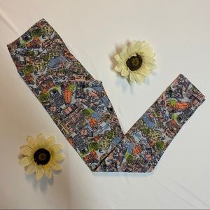 NEW Lularoe OS Multicolor Leggings